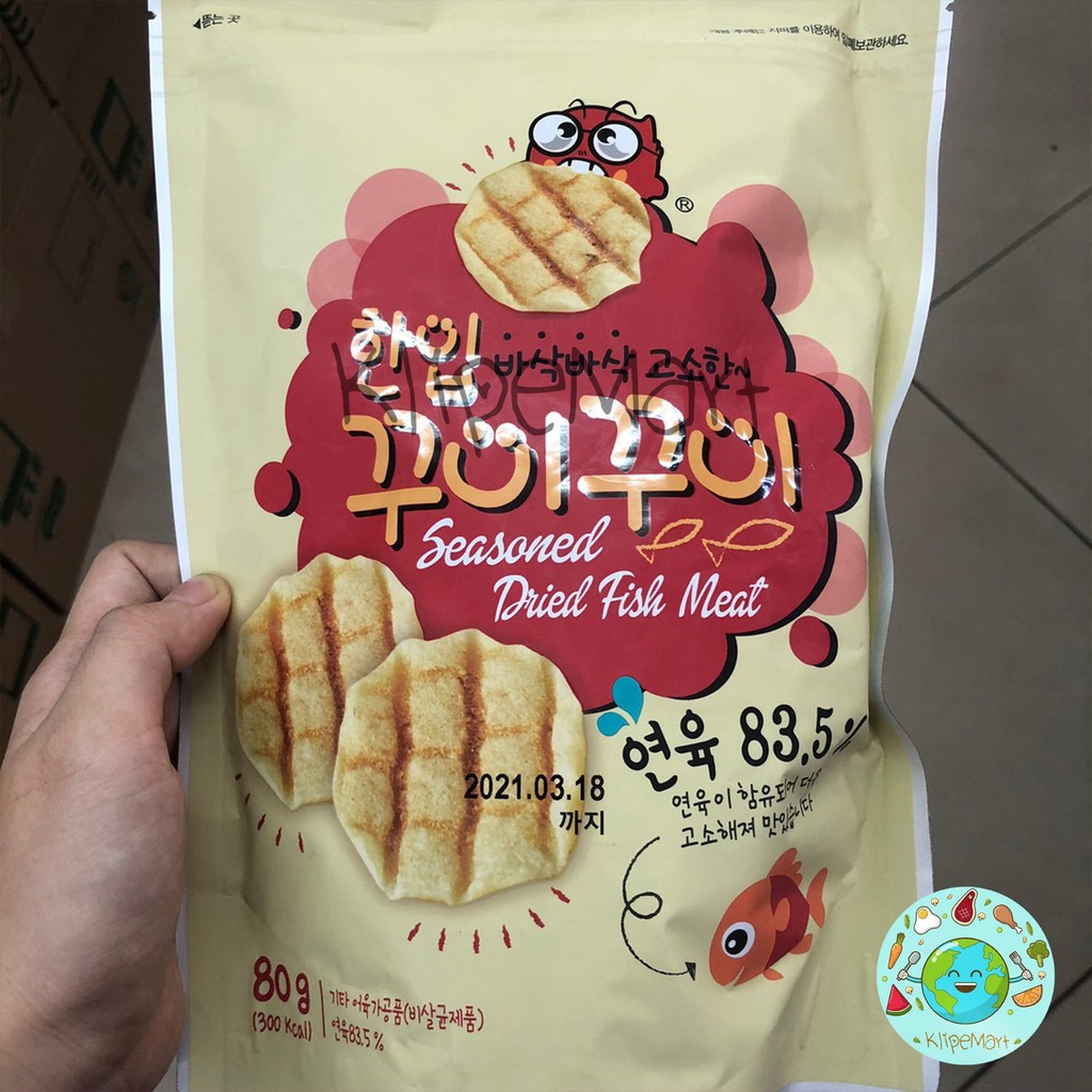 

Seasoned dried fish meat