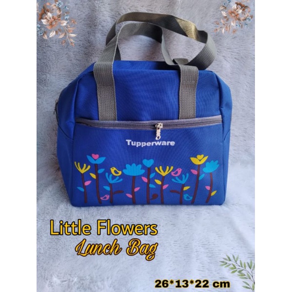 Tupperware small pop Bunga / Lunch Bag Little Flowers / Tas Ultah/ tas souvenir cantik