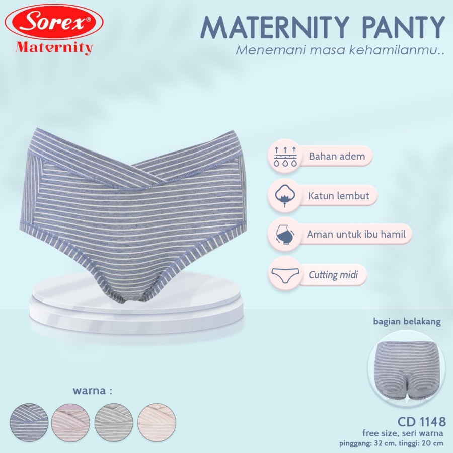 celana dalam ibu hamil sorex 1134 1148 1145 maternity pant