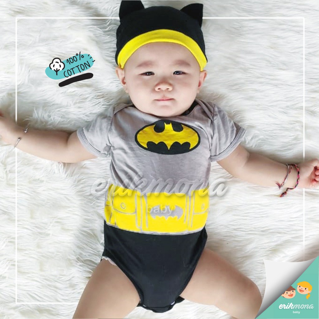 ✅ baju bayi jumper bayi baju anak karakter batman ✅