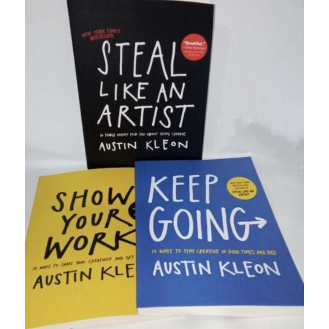 Jual Paket 3 Buku Austin Kleon | Shopee Indonesia