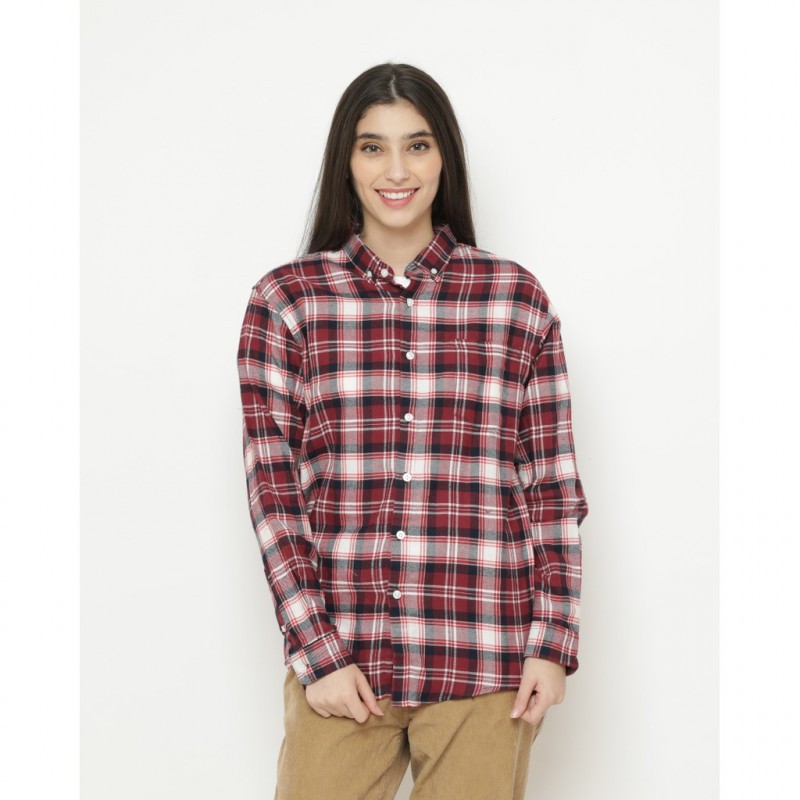 Erigo Flannel Shinyo Red