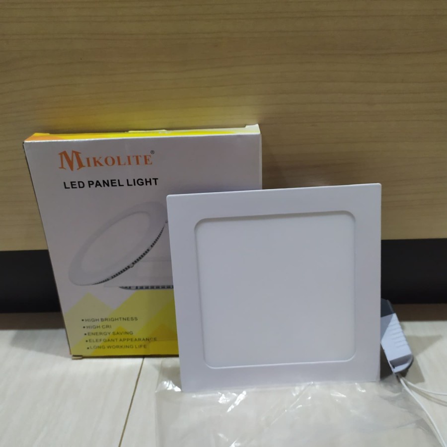 Jual Lampu Downlight Panel LED Kotak / Square Mikolite | Shopee Indonesia