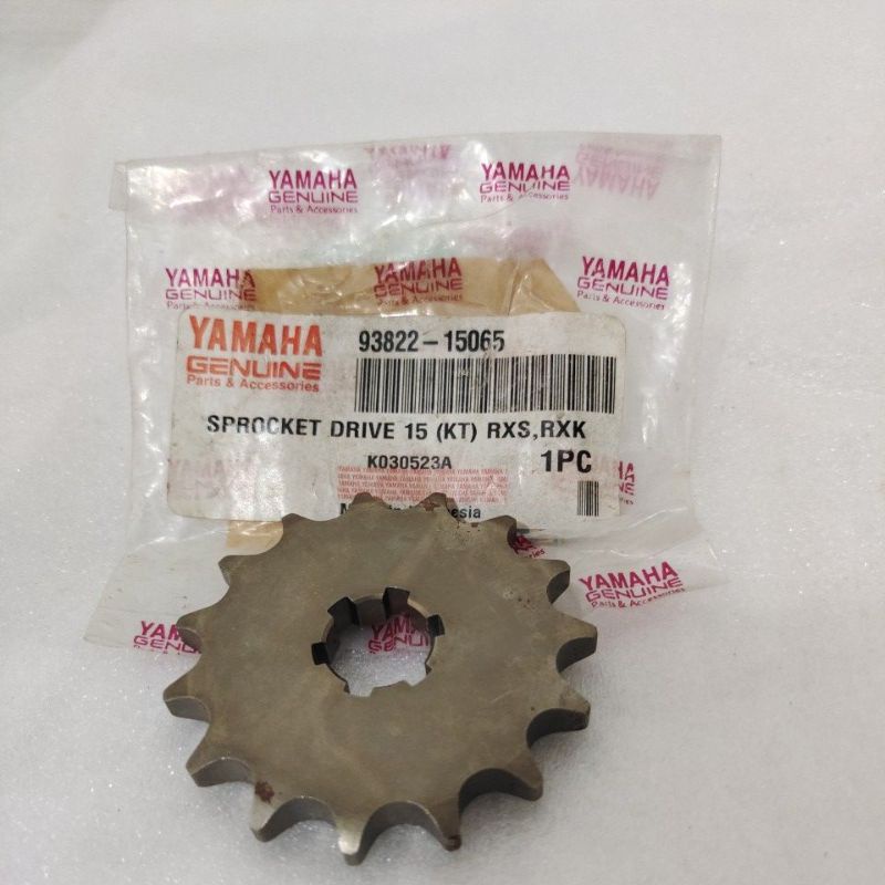 Gear Gir Depan Sprocket Yamaha RX King - rxking - rxk ORIGINAL Yamaha 93822-15065 Distributor Sparep