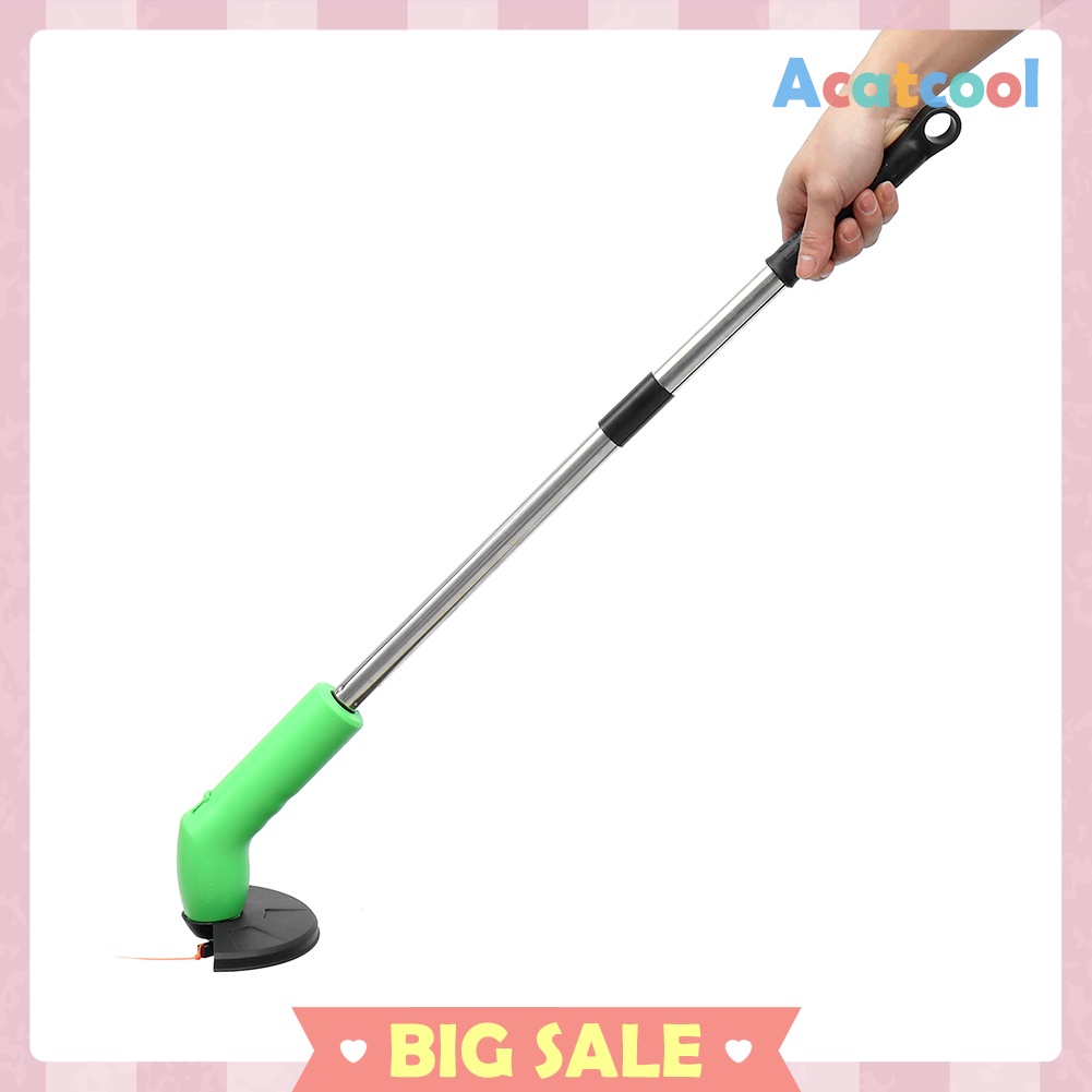 Electric String Trimmer Handheld Garden Pruning Mini Lawn Mower for Grass
