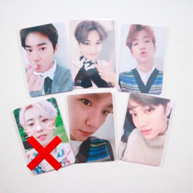 EXO OFFICIAL PHOTOCARD (SMTOWN MUSEUM) [Sehun, Kai, Chanyeol]