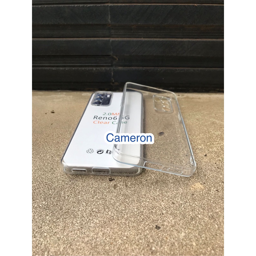 Silicon Bening Oppo Reno 6 Pro | OPPO Reno 6 5G Jelly Case Bahan Tebal - Bening