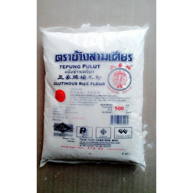 

Promo Awal tahun Tepung Ketan Pulut Erawan ( Thailand ) 500Gr Promo Awal tahun