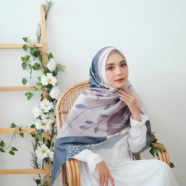 KERUDUNG SEGI EMPAT PRINTING MOTIF JILBAB SEGIEMPAT HIJAB SEGIEMPAT SCARF OANITA