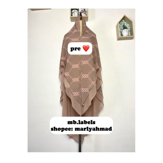 Khimar sisesa PL berbagai motif dan model