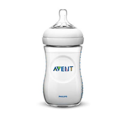 Botol Susu Philips Avent Natural dengan Niple Lembut &amp; Lentur BPA Free 125ml &amp; 260ml