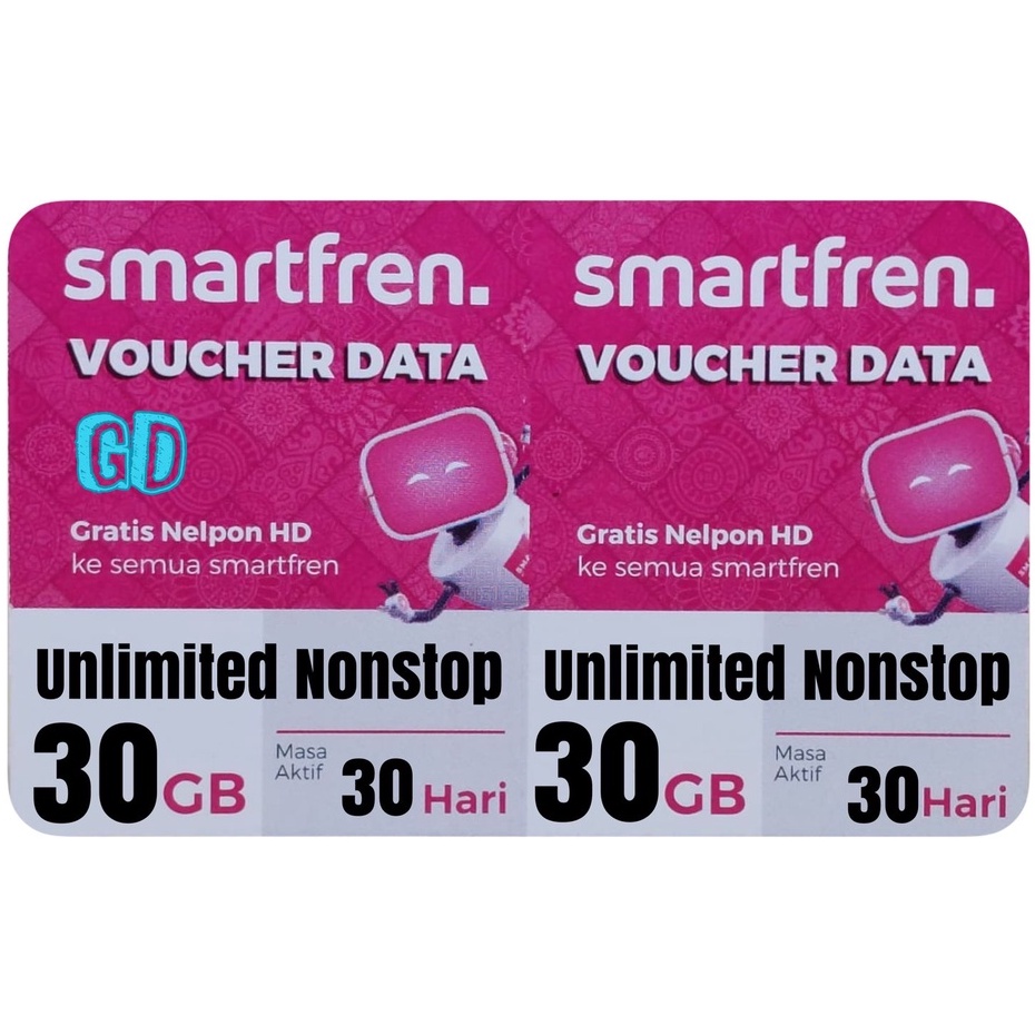 VOUCHER SMARTFREN UNLIMITED NONSTOP 30GB