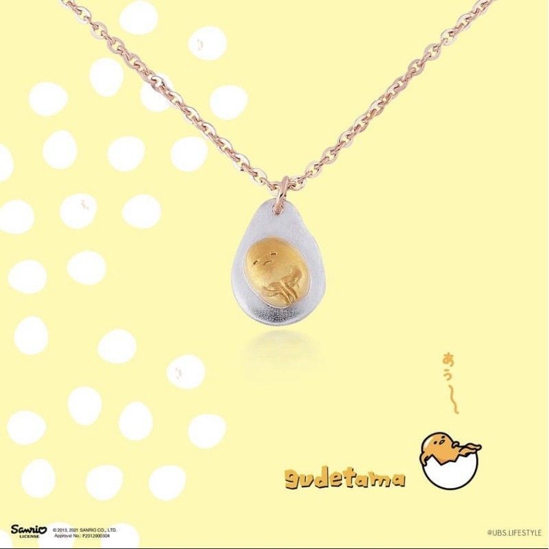 Kalung gudetama telur ubs 8K