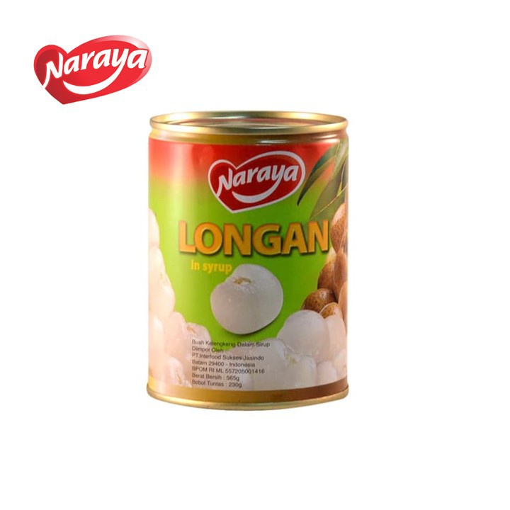 

Naraya Longan in Heavy Syrup / Buah Kelengkeng Kaleng