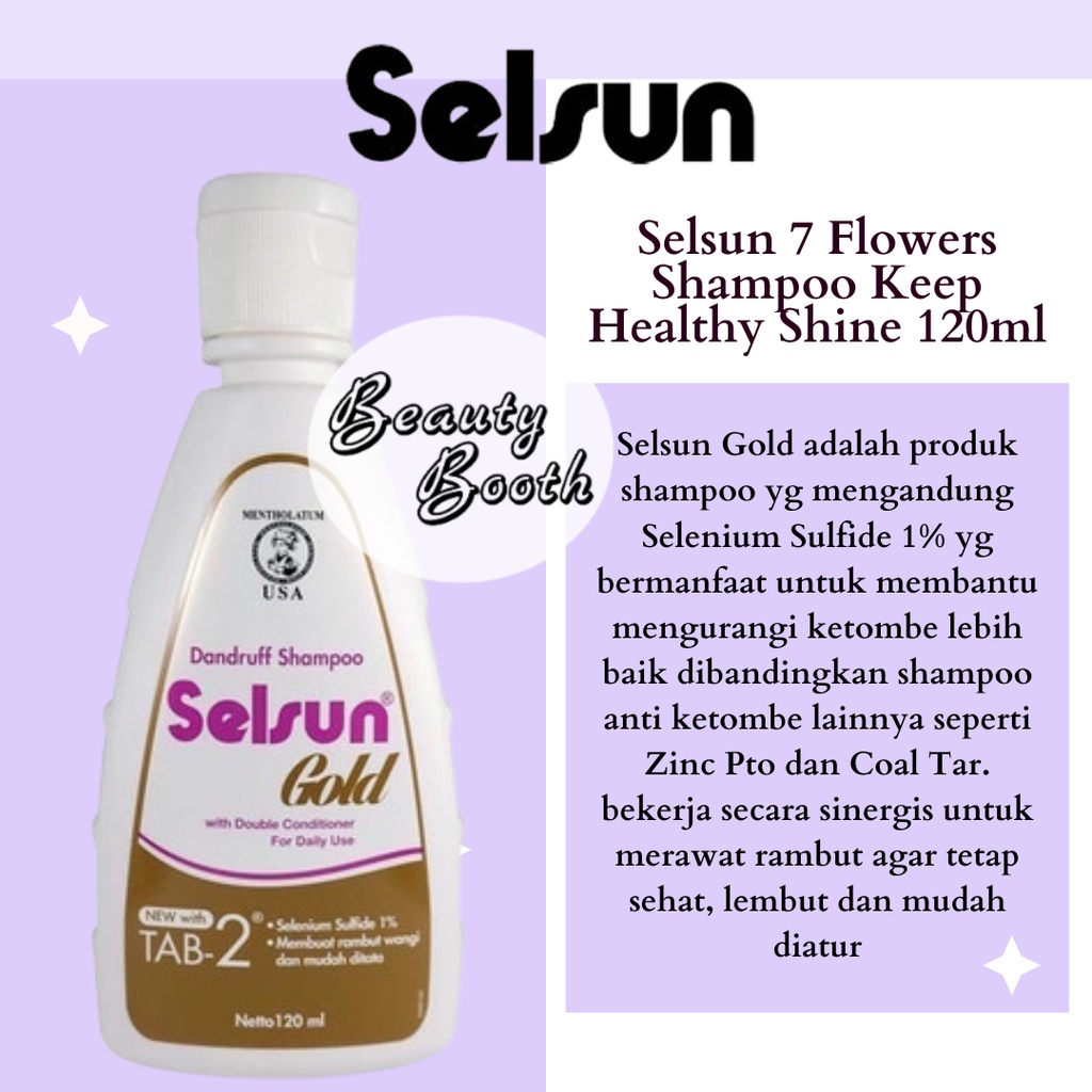 SELSUN Gold Dandruff Shampoo 120ml