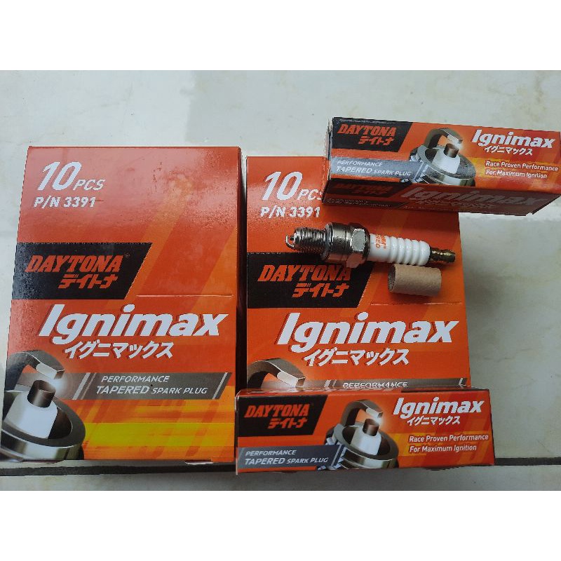 Busi daytona racing ignimax (drat pendek)(3391) (MIO,FINO,SUPRA X,REVO,FIT NEW)