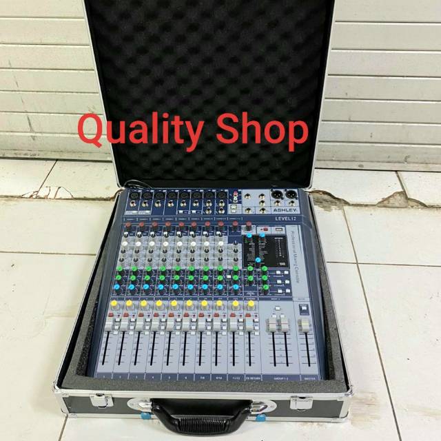 Mixer Ashley 12 Channel Level 12 / Level-12 Original plus harcase bisa komputer