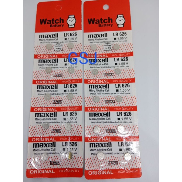 Baterai jam tangan 377/626 batre 626 murah batray377/LR626 maxel