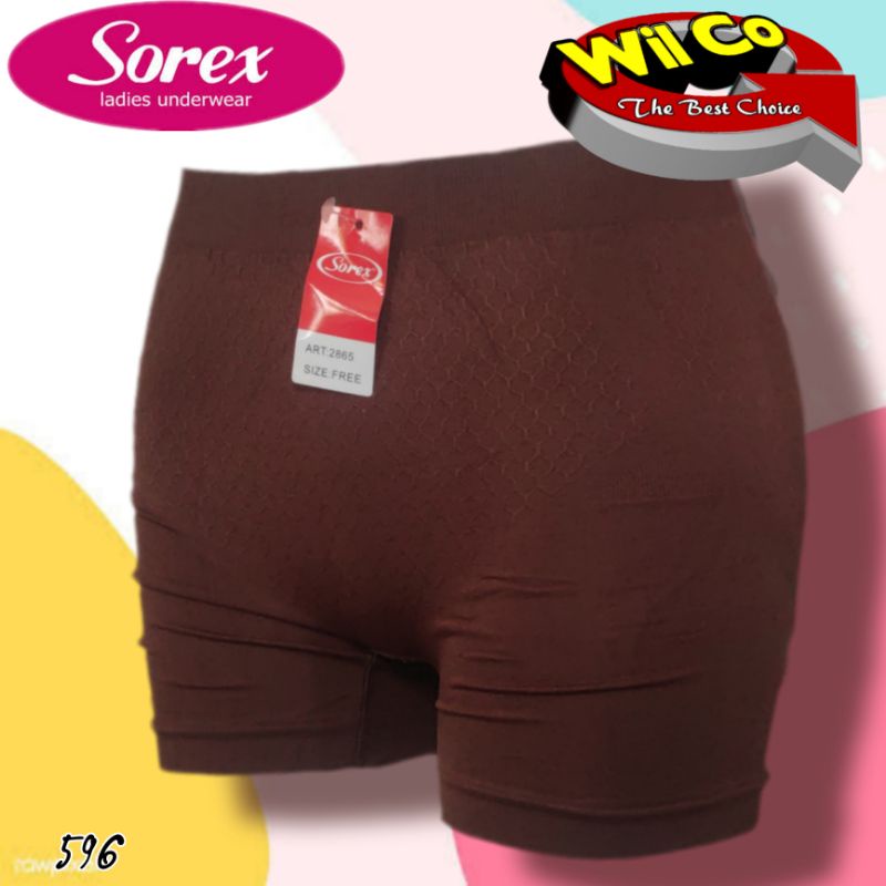 K596 - (Harga Per 1 Potong) SHORTPANTS CELANA DALAM STRETCH PENDEK WANITA SOREX RAJUT SEAMLESS FREE SIZE SETARA M - L