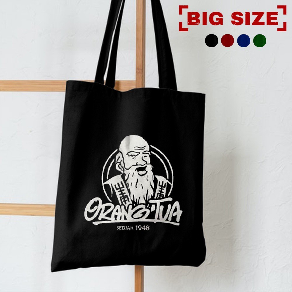 FLASH SALE 7.7 - [RESLETING] ORANGTUA TOTEBAG SEMI KANVAS | TOTEBAG UKURAN 33x38 CM |  TOTEBAG RESLETING | TOTEBAG BESAR | TOTEBAG KOREA | TOTEBAG TEBAL | TOTEBAG LAPTOP | TOTEBAG NONGKI | TOTEBAG MOTIF | TOTEBAG POLOS | TOTEBAG JINJING