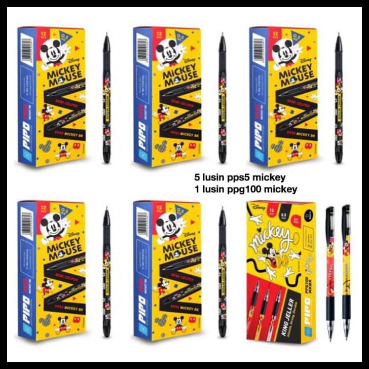 

PAKET E DAPAT 5 LUSIN PPS5 MICKEY DAN 1 LUSIN PPG100 MICKEY