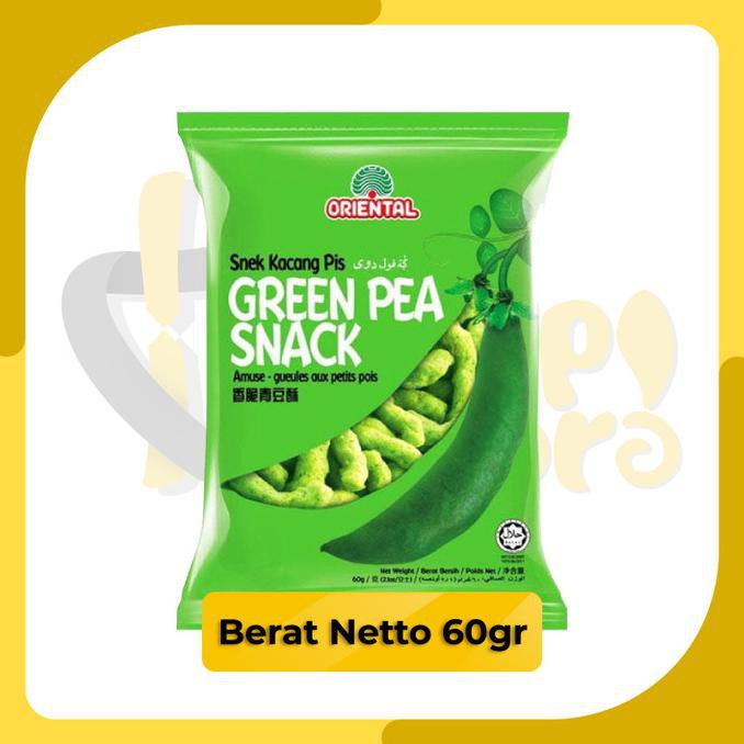 

Restock Snack Import | Oriental Green Pea Snack 60Gr | Original Murah Meriah