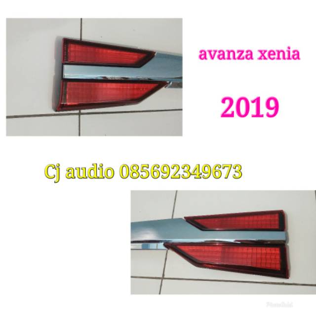 List lis chrome krom   pintu bagasi belakang all new avanza Xenia 2019