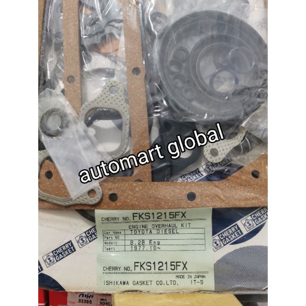 packing full set komplit toyota dyna bu30 2B 3B cherry japan