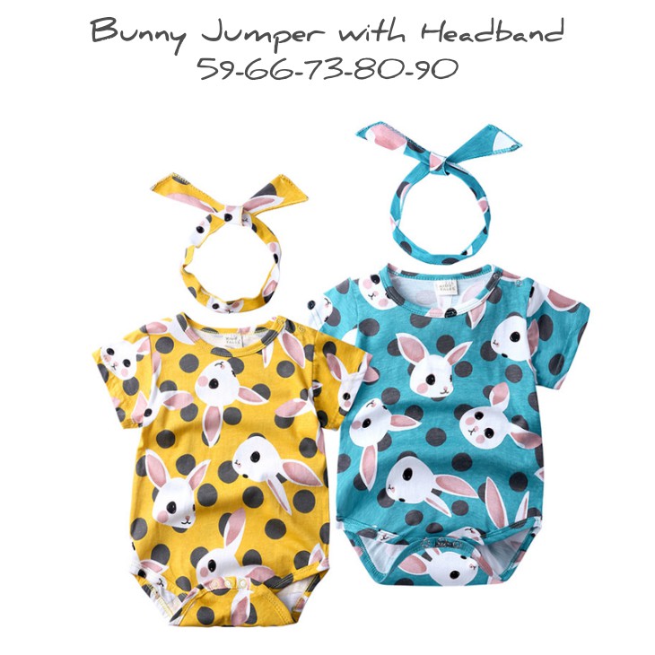 Bunny Jumper With Headband/ Jumper Bayi