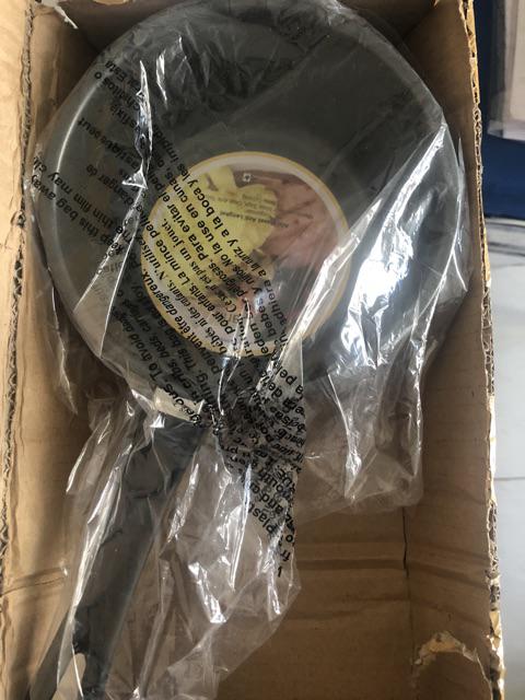 Yukihira 18 Cm Hitam Carin Anti Lengket / Wajan Teflon Penggorengan Gagang Plastik