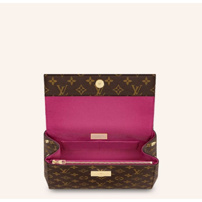 Tas LV Louis Vuitton Cluny BB Fuchsia/Bordeaux Red