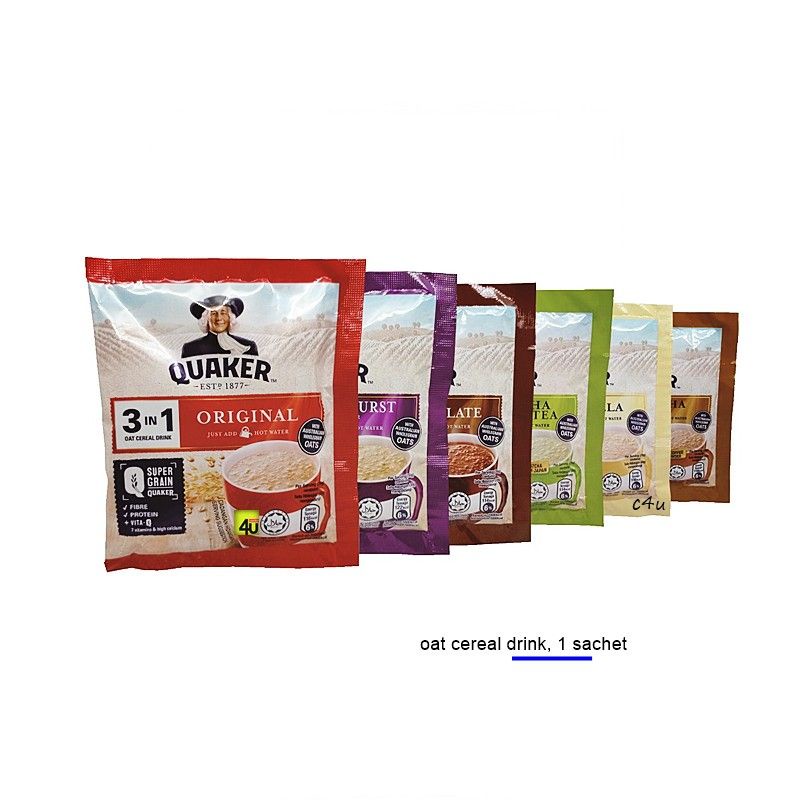Oatmeal Quaker Cereal Drink Malaysia Sachet