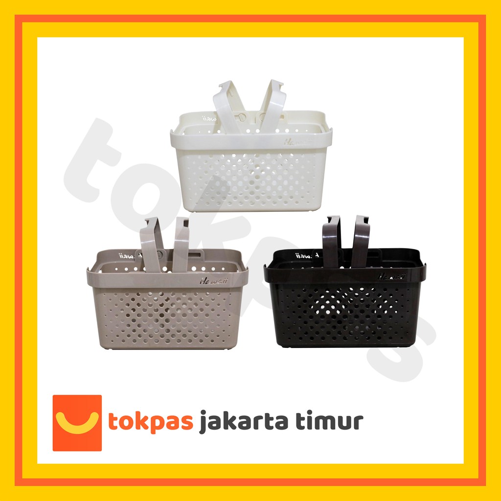 Keranjang Segi Luxio L Plastik Keranjang Serbaguna Hawaii 5764
