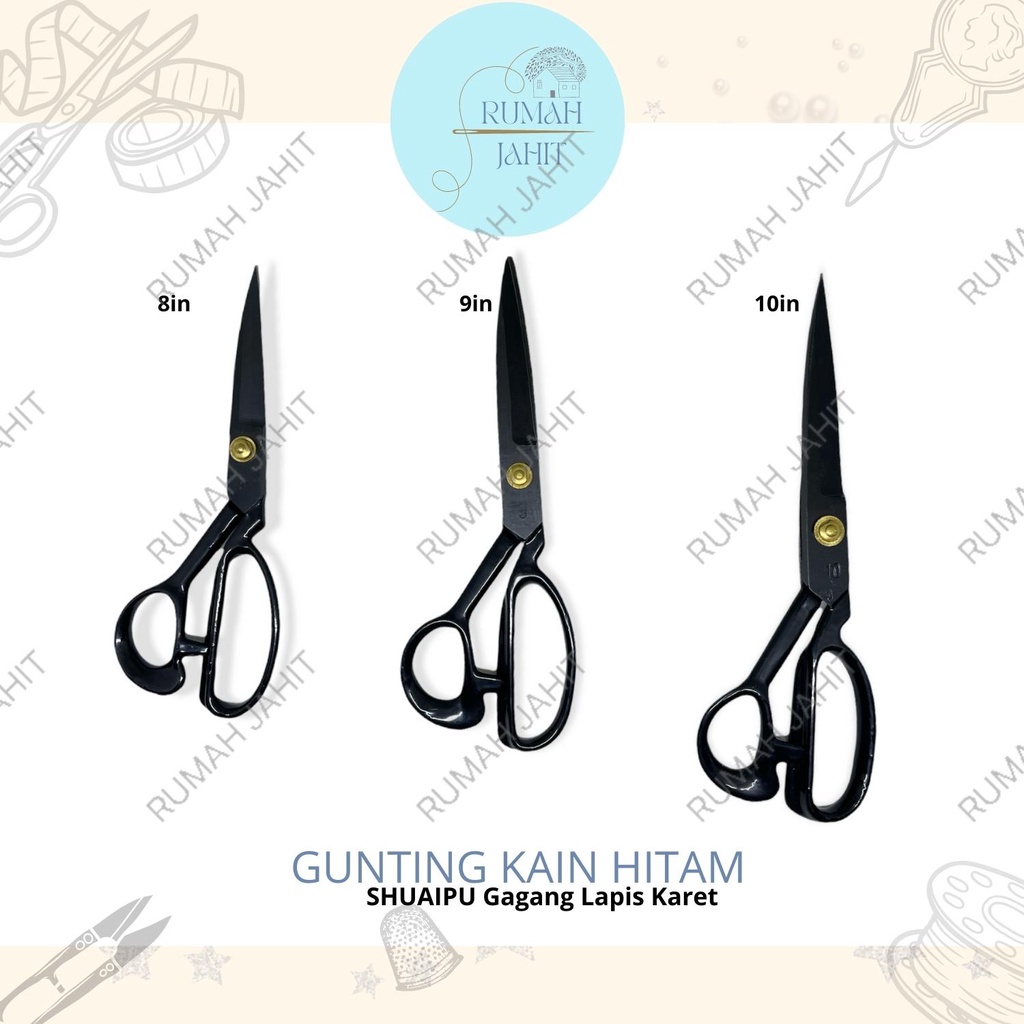 Gunting Kain Shuaipu / Gunting Jahit Konveksi 8" 9" 10"