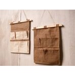 Pajangan Dinding Aesthetic Wall Pocket Goni 5 Saku Dekorasi Dinding Storage Bag Organizer Pouch Gantung Rustic Style Hanger