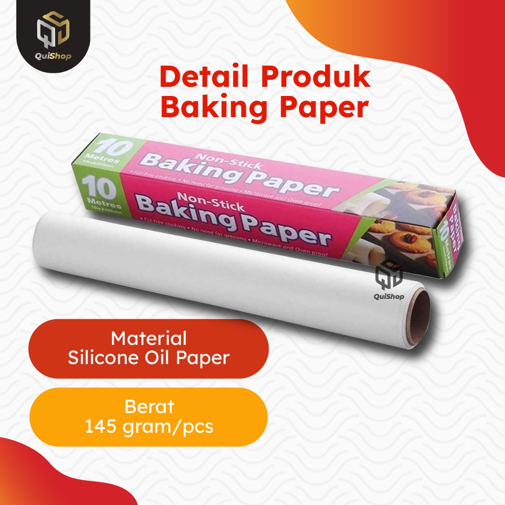 Baking Paper Kertas Baking Kertas Roti Alas Roti Silicone Oil Paper Alay Pemanggang Peralatan Dapur Termurah Premium