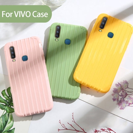 Casing Belakang Bahan Tpu Warna Polos Untuk Vivo Y17 Y15 Y12 Y91 Y95 Y83 Shopee Indonesia