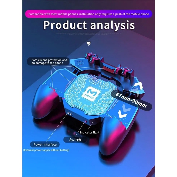 MEMO DL88 Pendingin HP Original