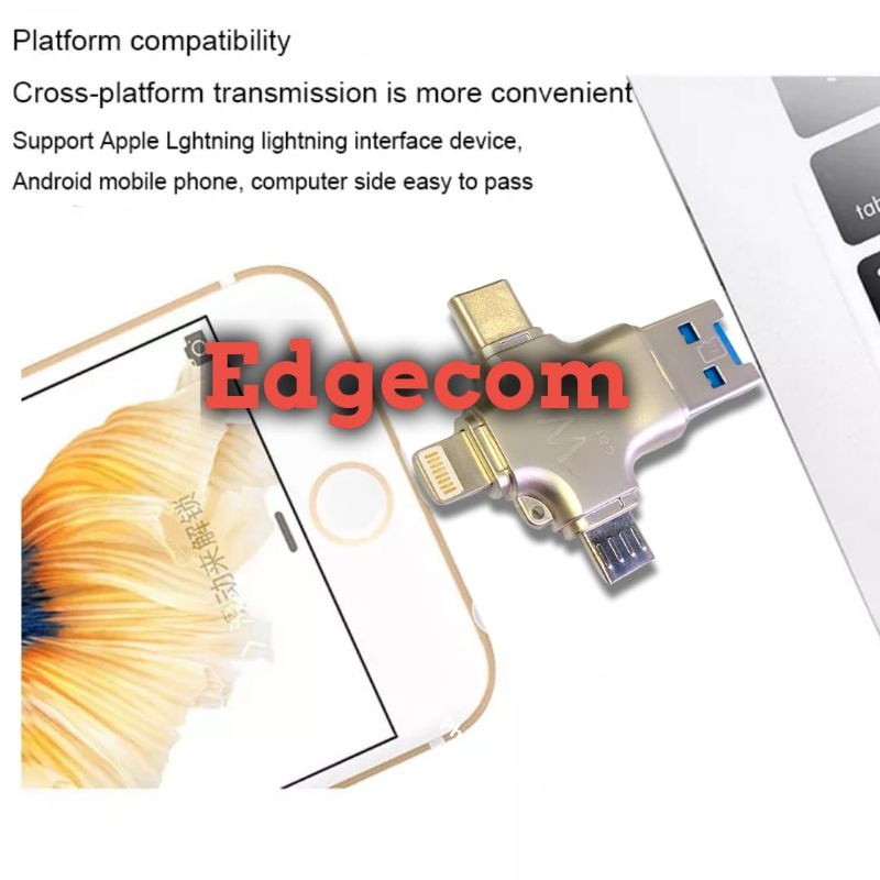 Card Reader 4in1 USB Flash Drive Support IOS/Android/Windows