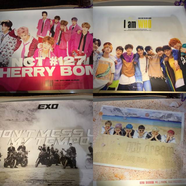 OFFICIAL POSTER EXO NCT 2018 127 DREAM WANNA ONE STRAY KIDS SEHUN