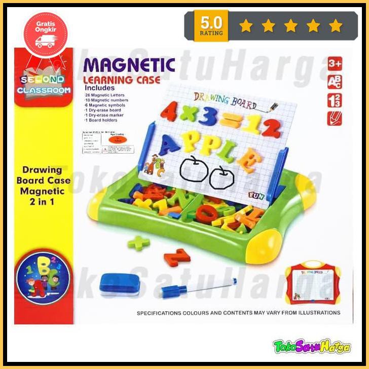 

Meja Belajar Anak Papan Tulis (Magnetic) First Classroom Good Quality Ready789