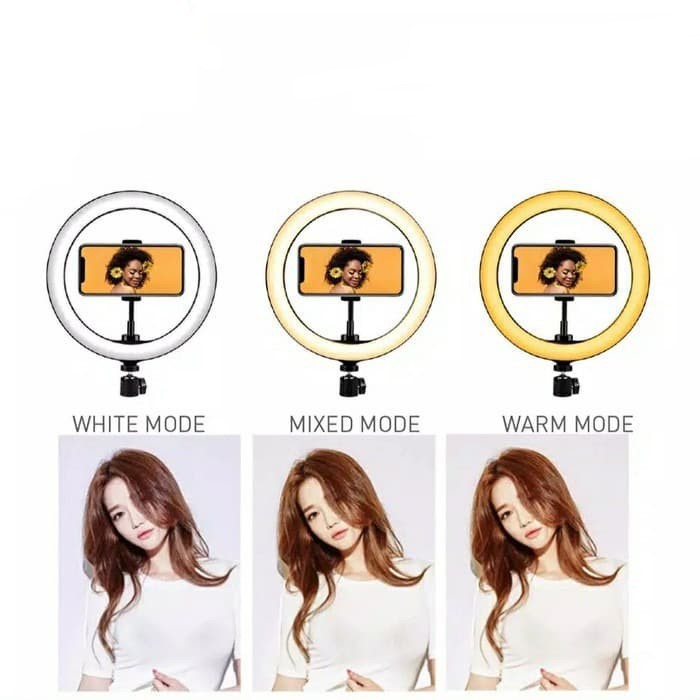 Grosir - R747 Ringlight For Youtuber Live TIKTOK / Ring Light Selfie Livestreamer / Tripod Ringlight