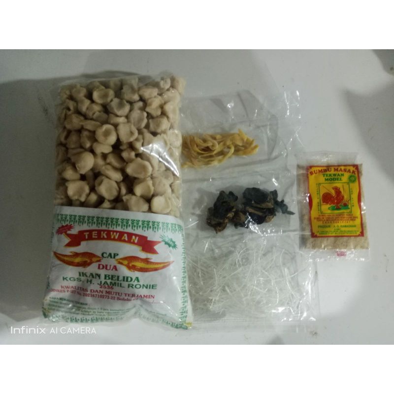 

1 KG TEKWAN KERING IKAN BELIDA SUPER+ BUMBU LENGKAP