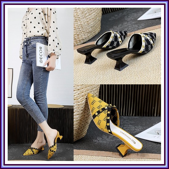 Heels Wanita Best Seller Kekinian Import Hitam Mewah Terlaris Perempuan Viral Dewasa Medan Kaca Pest