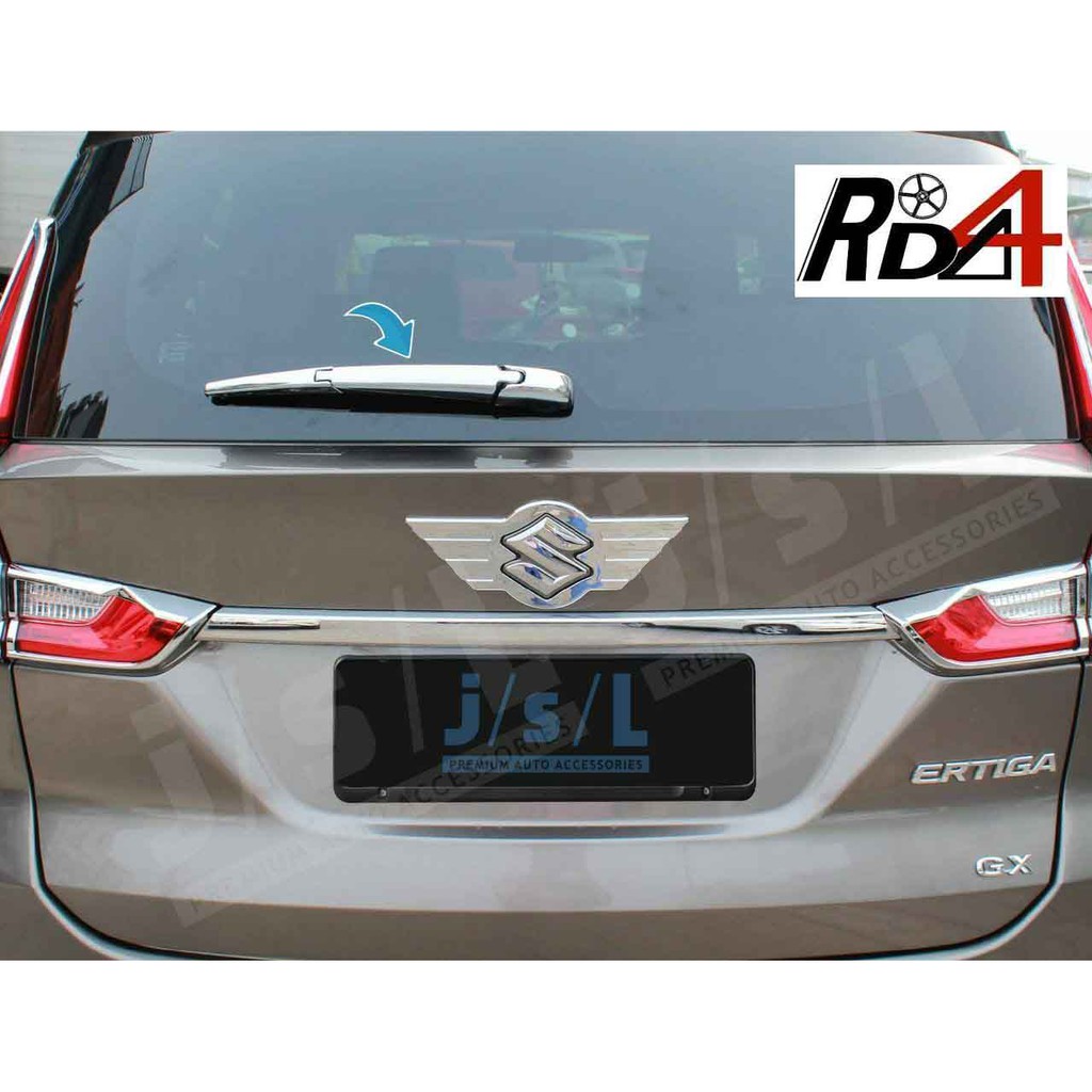 Cover Wiper Belakang Chrome All New Ertiga 2018