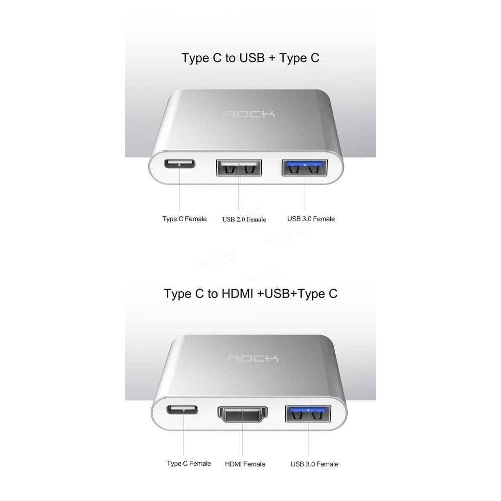 Multi Konverter Type C To HDMI USB3.0 Type C