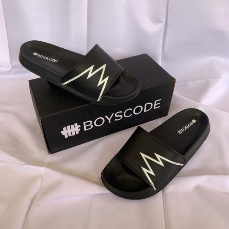 Sandal Slide Simple Pria Boyscode Type 32 | Flip Flop Ringan Slip Slop Sendal Boyscode