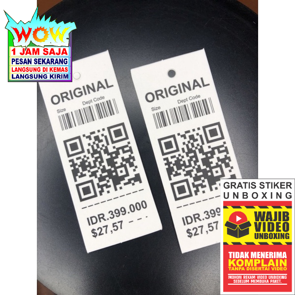 

ORIGINAL LABEL PRICE TAG BARCODE SUPER PREMIUM CO 1X DI KIRIM 600PCS