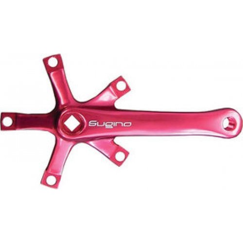 Crank Arm Sugino BCD 130 165mm pink