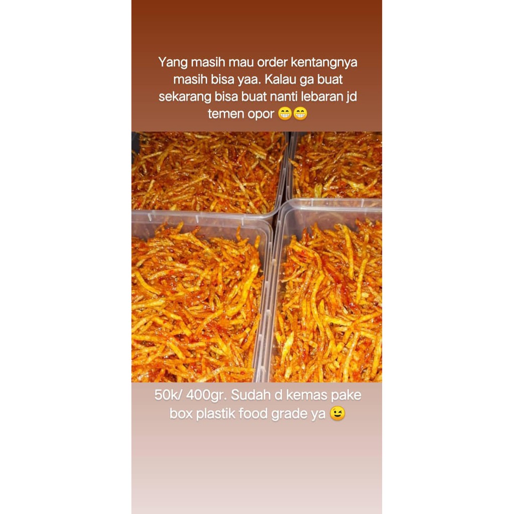 

[PROMO] Kentang Mustofa 500 Gram Terlaris